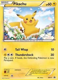 Pikachu — BW Black Star Promos — Common
