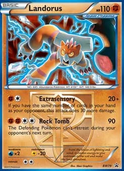 Landorus — BW Black Star Promos — Common