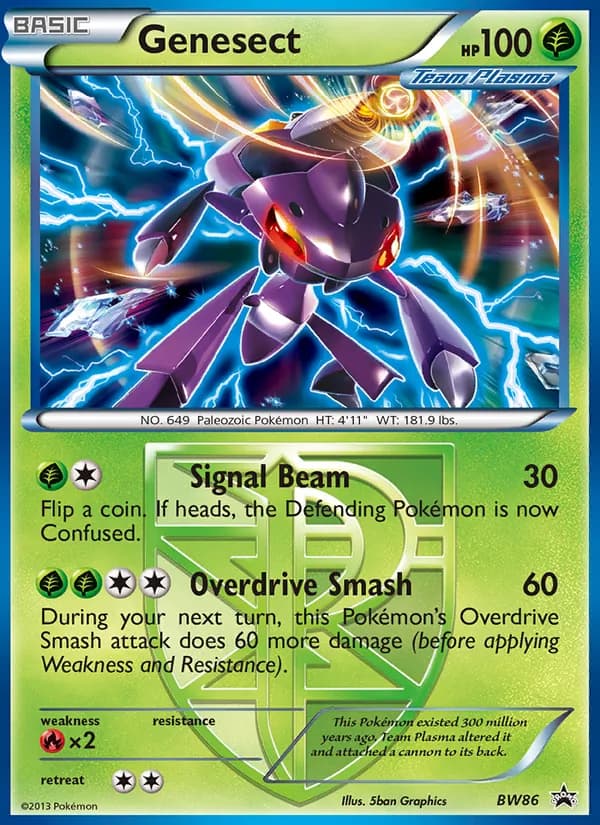 Genesect — BW Black Star Promos, Common