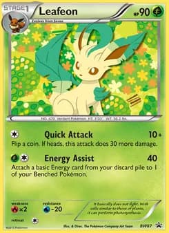 Leafeon — BW Black Star Promos — Common