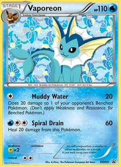 Vaporeon — BW Black Star Promos — Common