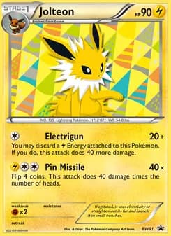 Jolteon — BW Black Star Promos — Common