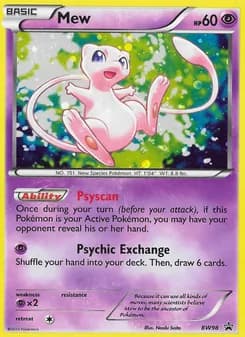 Mew — BW Black Star Promos — Common