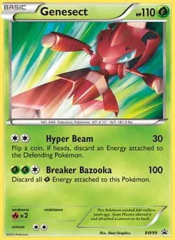 Genesect — BW Black Star Promos — Common