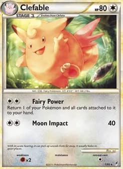 Clefable — Call of Legends — Rare Holo