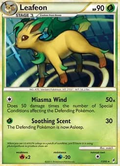 Leafeon — Call of Legends — Rare Holo