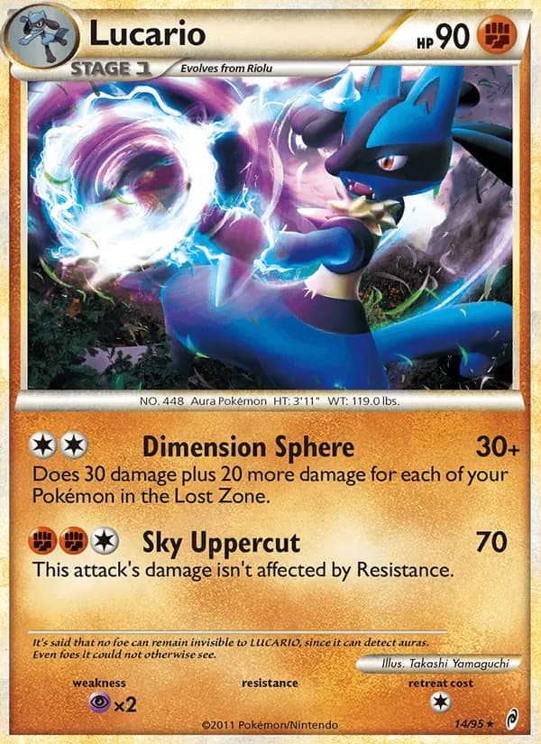 Lucario — Call of Legends, Rare Holo