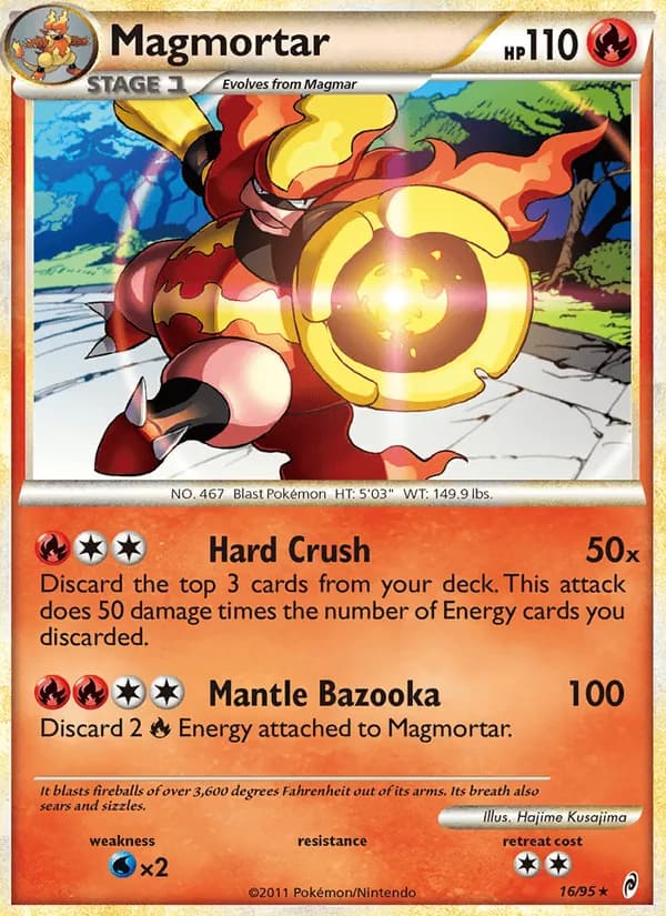 Magmortar — Call of Legends, Rare Holo