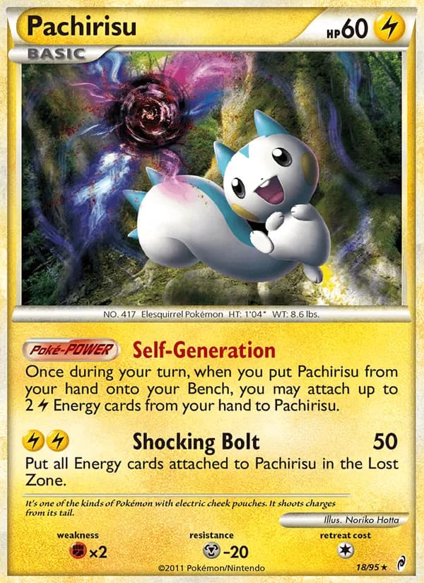 Pachirisu — Call of Legends, Rare Holo
