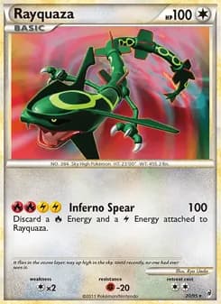 Rayquaza — Call of Legends — Rare Holo