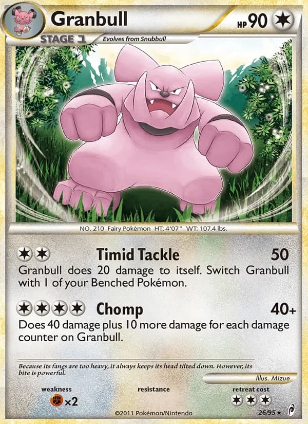 Granbull — Call of Legends, Rare