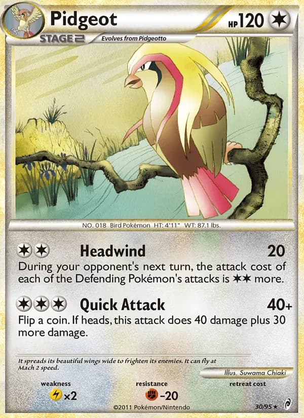 Pidgeot — Call of Legends, Rare