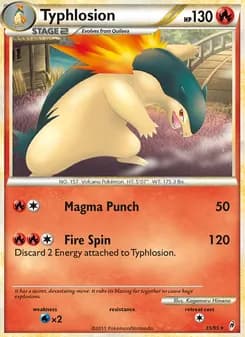 Typhlosion — Call of Legends — Rare
