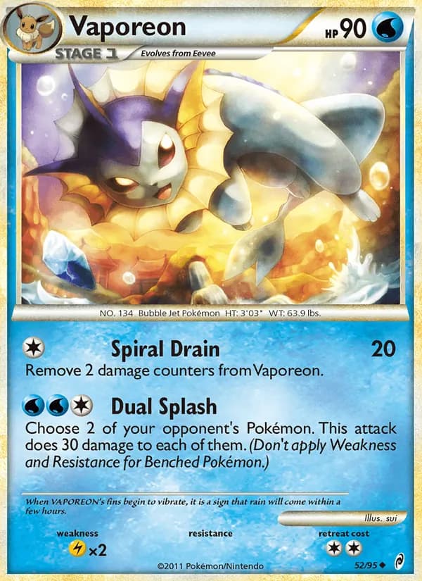 Vaporeon — Call of Legends, Uncommon