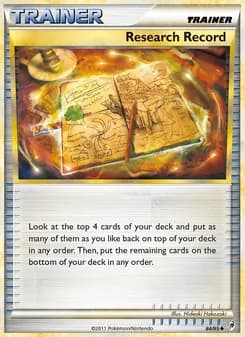 Research Record — Call of Legends — Uncommon