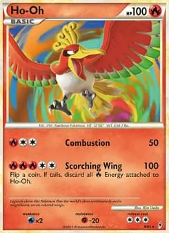 Ho-Oh — Call of Legends — Rare Holo