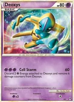 Deoxys — Call of Legends — Rare Holo
