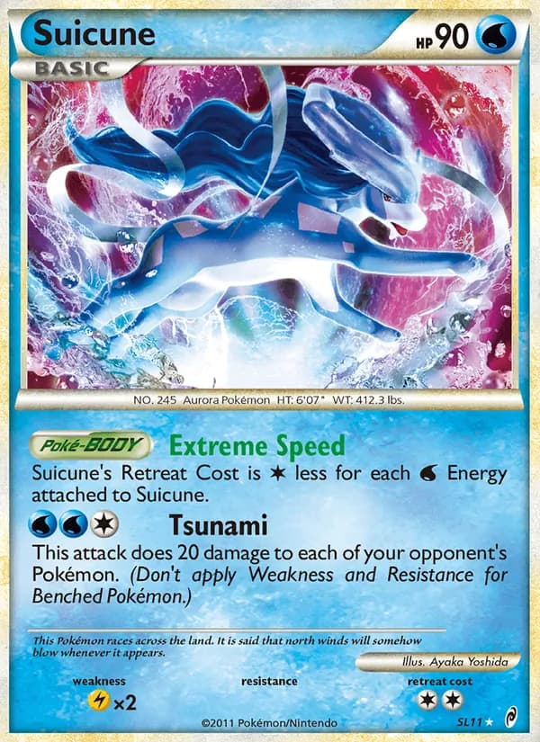 Suicune — Call of Legends, Rare Holo