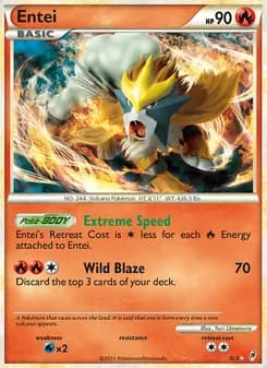Entei — Call of Legends — Rare Holo