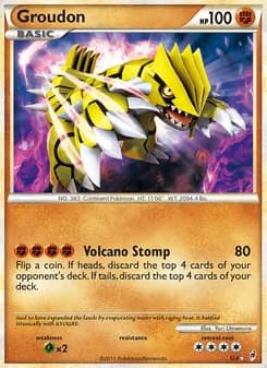 Groudon — Call of Legends — Rare Holo