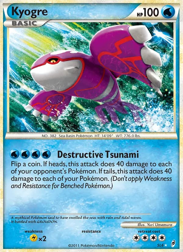Kyogre — Call of Legends, Rare Holo