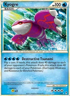 Kyogre — Call of Legends — Rare Holo