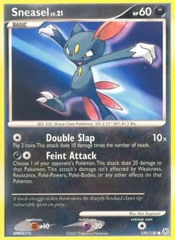 Sneasel — Diamond & Pearl — Common
