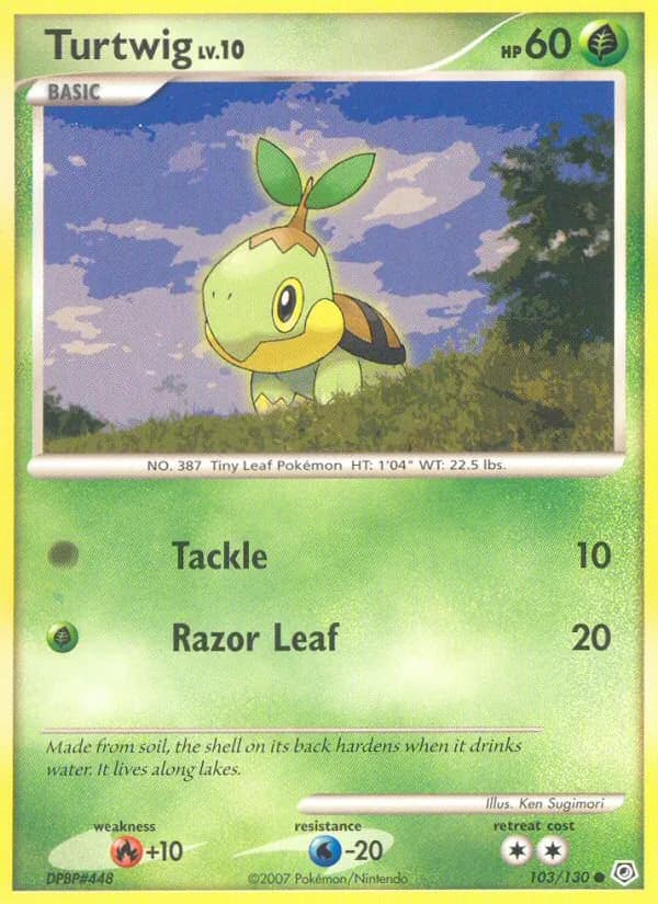 Turtwig — Diamond & Pearl, Common