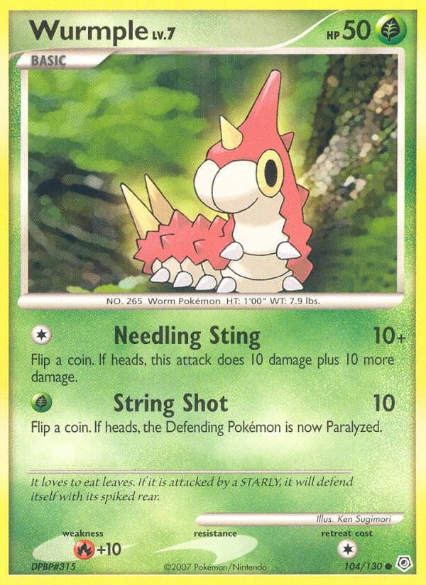Wurmple — Diamond & Pearl, Common