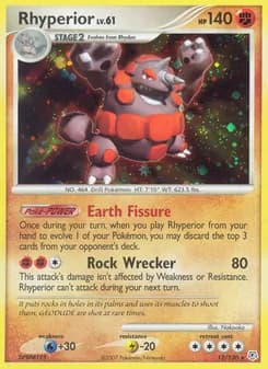 Rhyperior — Diamond & Pearl — Rare Holo