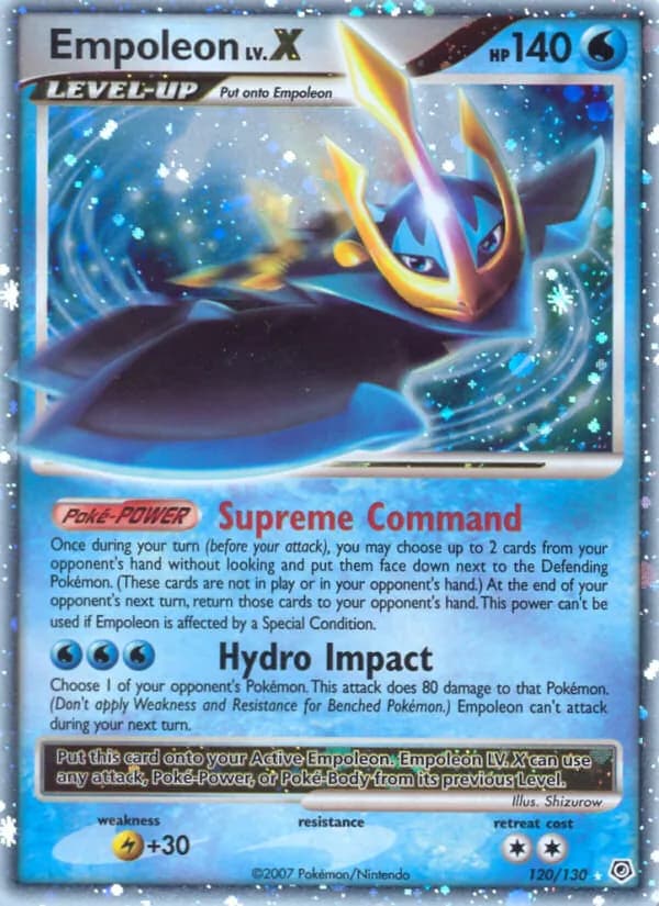 Empoleon — Diamond & Pearl, Rare Holo LV.X
