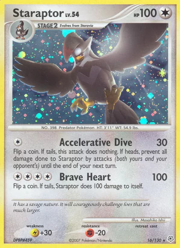 Staraptor — Diamond & Pearl, Rare Holo