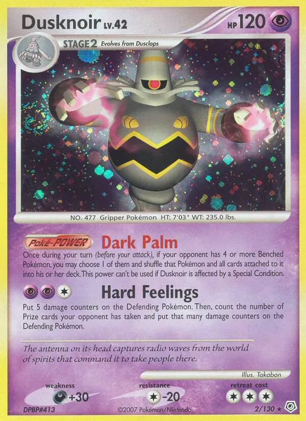 Dusknoir — Diamond & Pearl, Rare Holo