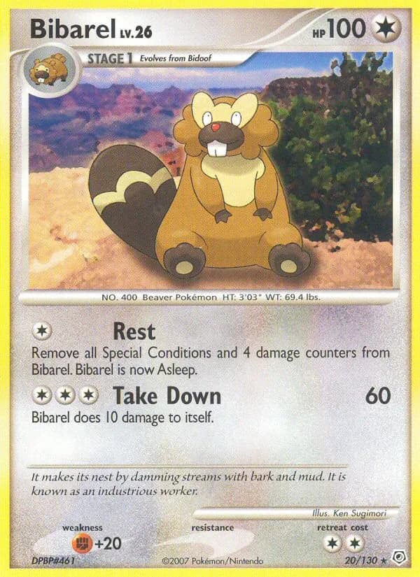 Bibarel — Diamond & Pearl, Rare