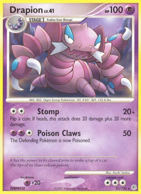 Drapion — Diamond & Pearl, Rare