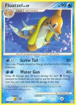 Floatzel — Diamond & Pearl — Rare