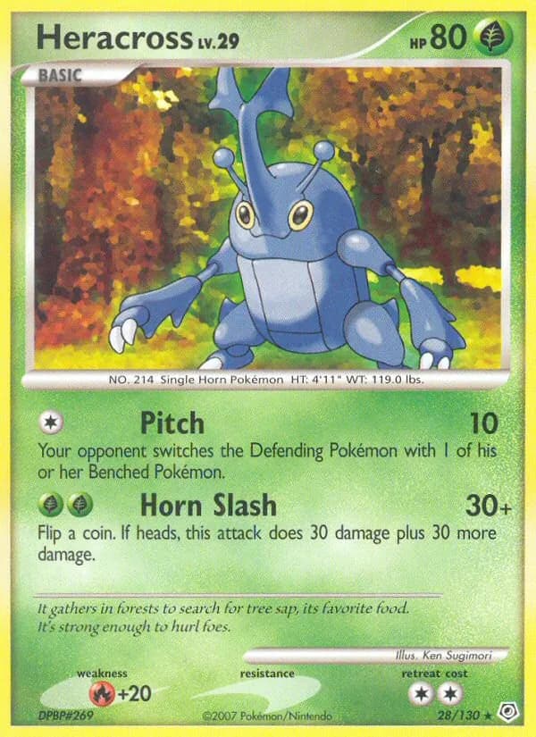 Heracross — Diamond & Pearl, Rare