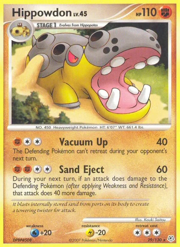 Hippowdon — Diamond & Pearl, Rare