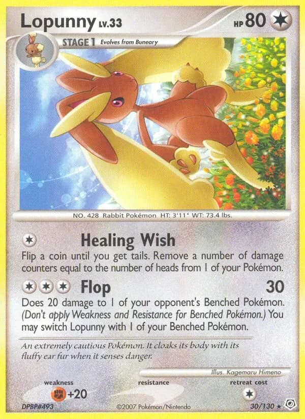 Lopunny — Diamond & Pearl, Rare