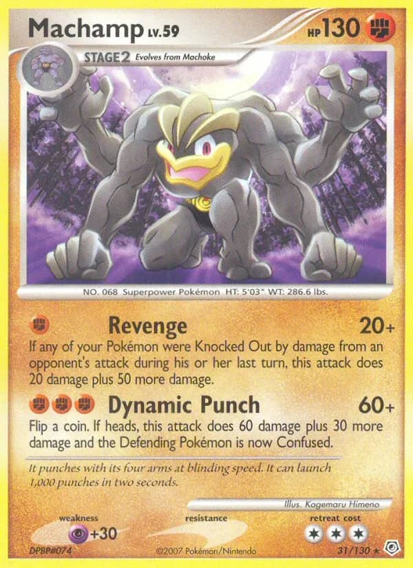Machamp — Diamond & Pearl, Rare