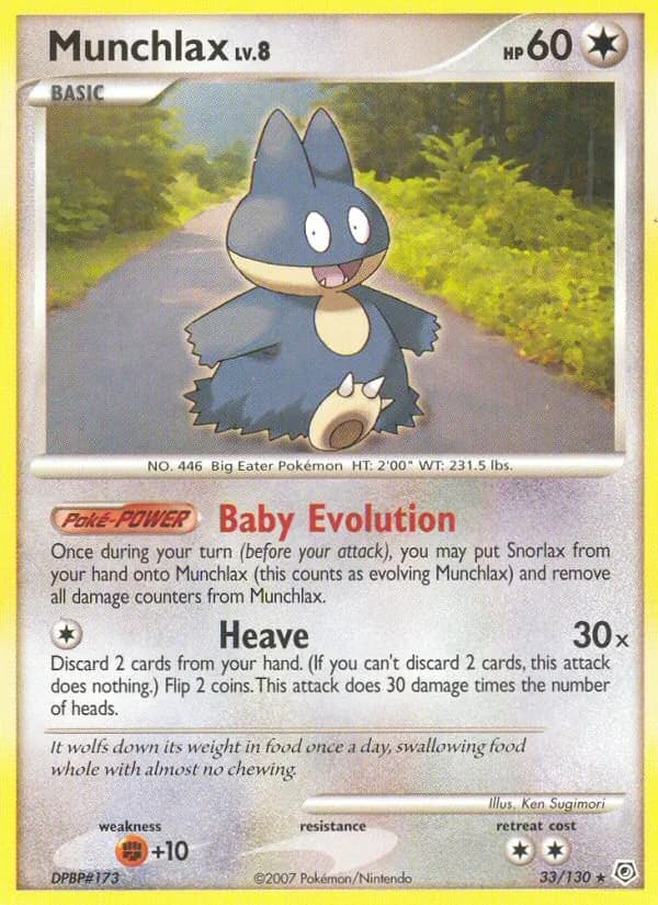 Munchlax — Diamond & Pearl, Rare