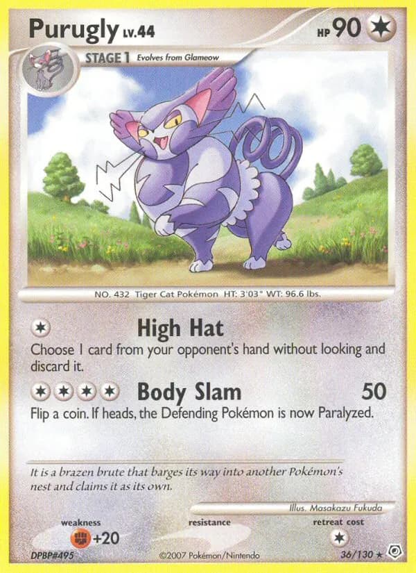Purugly — Diamond & Pearl, Rare