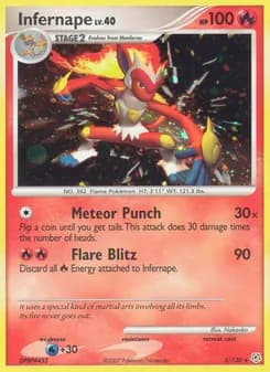 Infernape — Diamond & Pearl — Rare Holo