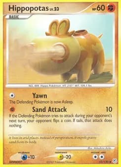 Hippopotas — Diamond & Pearl — Uncommon
