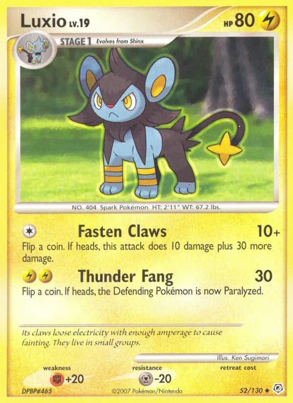 Luxio — Diamond & Pearl, Uncommon