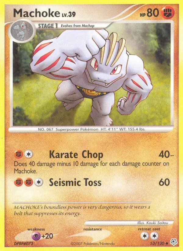 Machoke — Diamond & Pearl, Uncommon