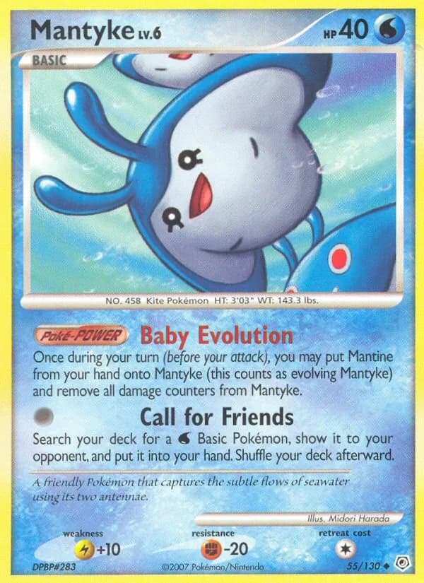 Mantyke — Diamond & Pearl, Uncommon