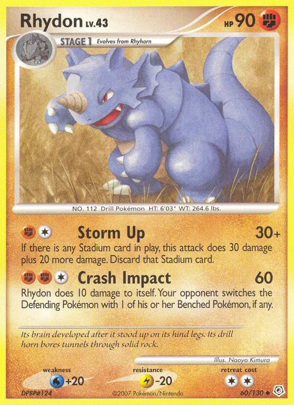 Rhydon — Diamond & Pearl, Uncommon