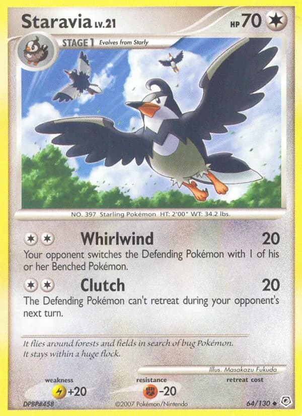 Staravia — Diamond & Pearl, Uncommon
