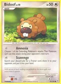 Bidoof — Diamond & Pearl — Common
